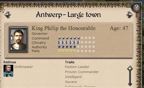 medieval 2 total war traits|Traits and their triggers..